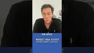 The BIGGEST Real Estate Investment Advice!