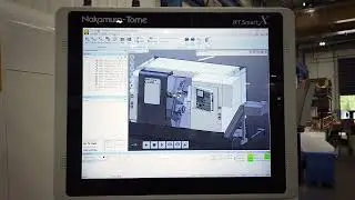 Nakamura-Tome WY-100V Integrated with the Complete Turn Software Series #machinetools #nakamura