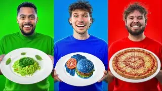 I Ate Only One Color Food For 24 Hours!