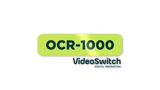 Subtitle transcoder OCR-1000 — VideoSwitch (English Version)