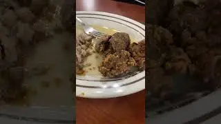 He Is Eating Chitterlings