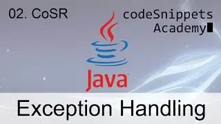 Java Exception Handling 02. The Catch or Specify Requirement