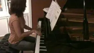 Alina playing  Bach Aria from Goldberg Variations