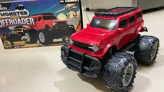 🔥 Wembley RC Monster Truck for Kids | High Speed, Rechargeable Offroad Car with 4 Headlight Modes 🚗