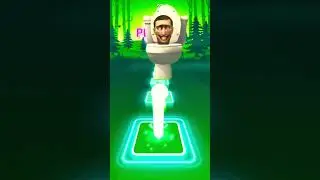 Skibidi toilet | Tiles Hop EDM Rush