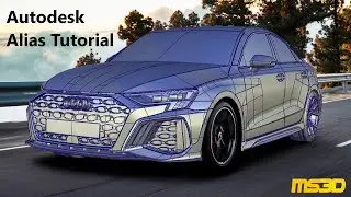 Audi RS3 2022 Course | Alias Basics 1 | Free Preview | Autodesk Alias | MS3D