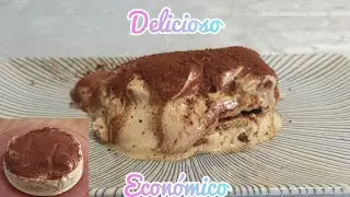 Postre CON 3 INGREDIENTES,☕ sin leche , ni gelatina, ni mantequilla , ni huevos ,Fácil y Económico 😋