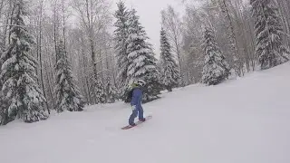 Губаха | Трасса Таёжная | Полный спуск