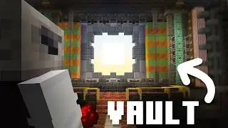 I Built an Unnecessarily Dramatic Redstone Vault Door in Minecraft