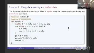 OpenMP lecture (June 2020)