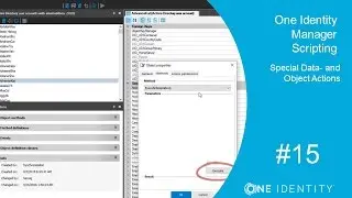 One Identity Manager | Scripting #15 | Database and API - Special Data- and Object Actions