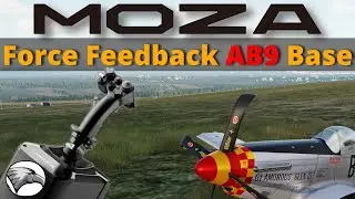 New Force Feedback Flight Stick from MOZA | First Look & Test | Moza AB9