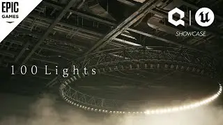 - 100 Lights Rotate - UE5 Lumen Nanite