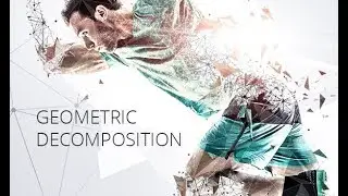 Geometric Decomposition Photoshop Action