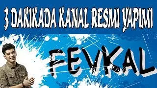 YOUTUBE KANAL RESMİ NASIL YAPILIR ? (3 DAKİKADA BANNER YAPIMI)