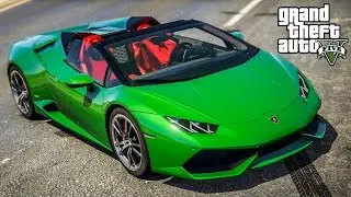 กระทิงเทพพันธุ์ดุ !!! (Lamborghini Huracan Spyder GTA5 MOD)
