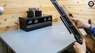 Пневматическая винтовка Kral Temp Puncher Breaker 3W PCP (6.35 мм, орех) видео обзор
