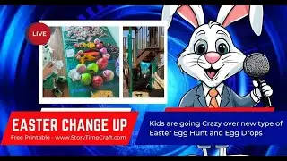 Easter Change up - The Great Easter Egg Drop and Dash to the Hippity Hop Shop after Egg Hunts