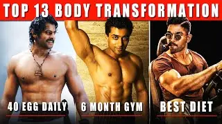 Top 13 Unexpected Body Transformation Of South Actors In Hindi | The Duo Facts | 2022