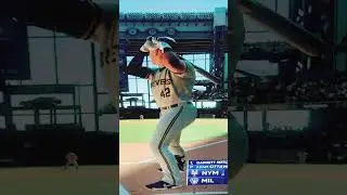 Garrett Mitchell Crushes The ball!😤 #mlb #mlbtheshow