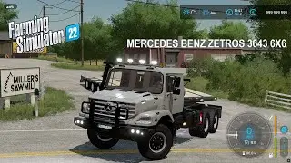 FS 22 Mods Mercedes-Benz Zetros 3643 AS 6X6