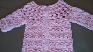 Детский жакет крючком/  Knitting children's jacket