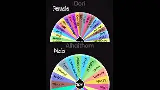 Genshin Impact 1v1 Male vs Female (Lore) 
