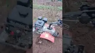 мотоблок Угра пашет сам