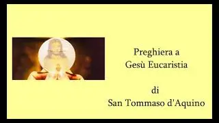 Preghiera a Gesù Eucaristia