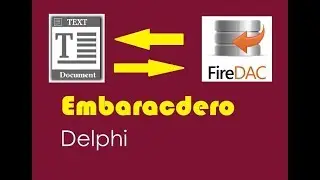Import Data From Text To Database and Vice Versa by FireDAC Delphi English