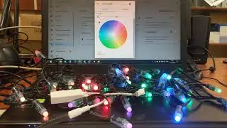 SP501E controller for WS2811 with ESPHome firmware and HomeAssistant