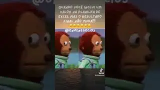 Um medo! #excelnapratica #excelformulas #excelbrasil #trader #excelfunctions #microsoft #excelraiz
