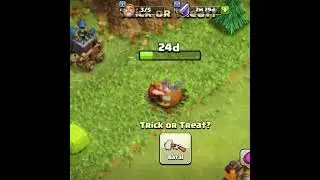 INSIDE TRICK OR TREAT OBSTACLES - CLASH OF CLANS HALLOWEEN 2022 #clashofclans #shorts