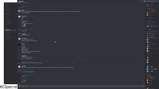 Spamming Discord Servers #1 - MCSpam.net