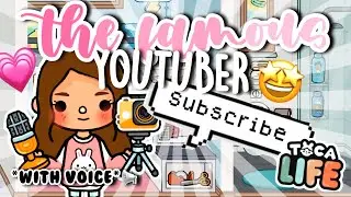 The Famous YouTuber 🥳💻|| *WITH VOICE* 📢 (❌ NOT MINE) || Toca Boca Roleplay || Tiktok Roleplay