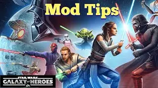 SWGOH  - Mod Tips for Beginners & Mid level. What I do as a F2P.