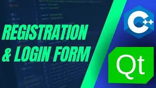 Project Qt | Login and Registration Form in Qt Creator using C++