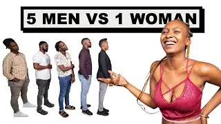 Speed dating Africa: 1 WOMAN VS 5 MEN