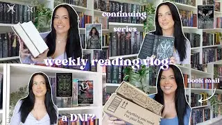 getting out of a reading slump, book mail, new favorites, & a DNF 📖🍭 weekly reading vlog