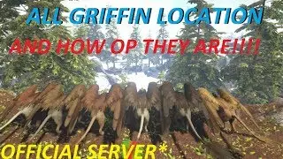 Ark Survival Evolved Ragnarok | Griffin Locations | All Griffin Spawns