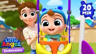 Taman bermain membuatku lelah! | Little Angel Bahasa Indonesia | Kartun dan Lagu Anak
