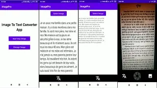 Text Recognition App | ML Kit | OpenCV | Android Studio |  Sample 2