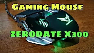 Обзор на крутую игровую мышку | gaming mouse | zerodate x300