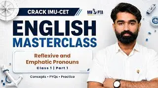 Reflexive & Emphatic Pronouns | Concepts + PYQs + Practice | IMU-CET English | Sourabh Sir | MNOPTA