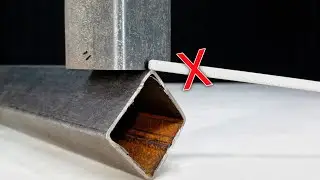 few know how to cut square pipe for a 90 degree joint