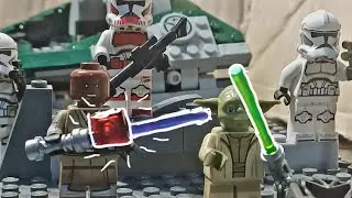 Lego Star Wars [Stop Motion] The Battle of Coruscant