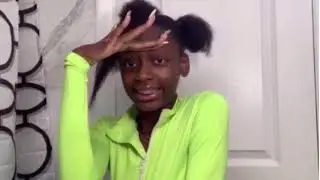 Nicole TV falls of chair while dancing