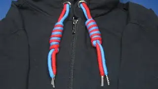 Ave Craft: How to Tie Hoodie Strings for beginners. Easy instructions for tying hoodie knots.