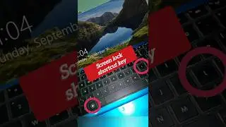 How to lock a computer or PC using shortcut key?| #screenlock #pc #shortkey #shorts #computer