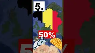 Countries with the Highest Taxes  #shorts #geography #mapping
